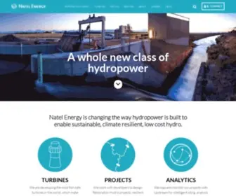 Natelenergy.com(Distributed, baseload, renewable hydropower) Screenshot