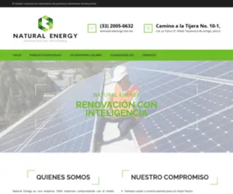 Natenergy.com.mx(NATURAL ENERGY) Screenshot