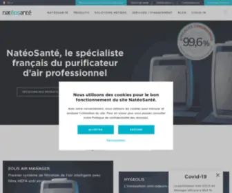 Nateosante.com(NatéoSanté) Screenshot