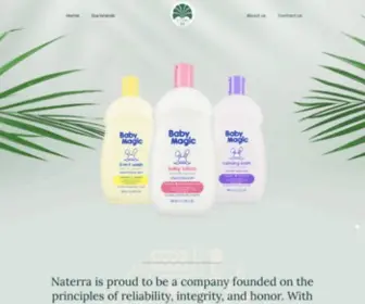 Naterra.us(Naterra International INC) Screenshot