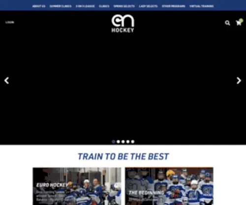 Nateshockey.com(Erik Nates Euro Hockey) Screenshot