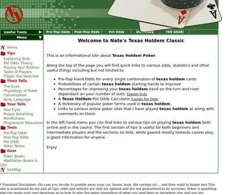 Natesholdem.com(Nate's Holdem Classic) Screenshot