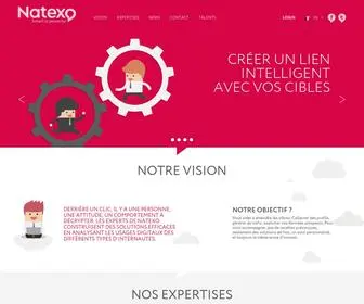 Natexo.com(Natexo spécialiste de l'email marketing) Screenshot