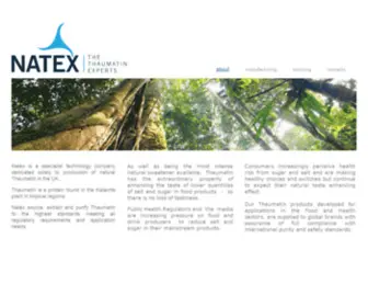 Natexuk.com(THAUMATIN NATEX) Screenshot