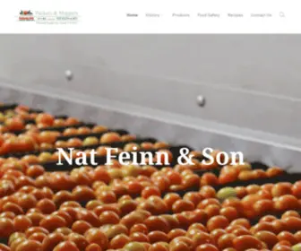 Natfeinn.com(Nat Feinn & Son) Screenshot