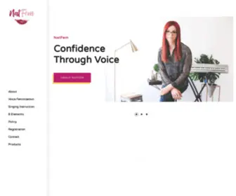 Natfemvoice.com(Voice Feminization & Singing Instruction) Screenshot