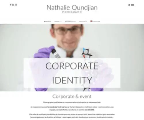 Nathalie-Oundjian.com(Nathalie Oundjian) Screenshot