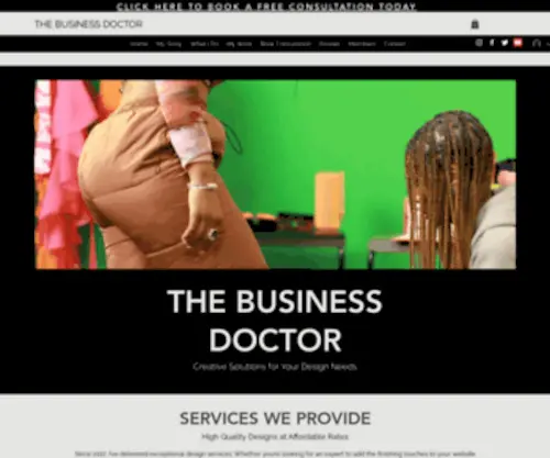 Nathaliethebusinessdoctor.com(Business Help) Screenshot