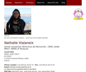 Nathalievialaneix.eu(NV²) Screenshot