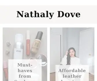 Nathalydove.com(Nathaly Dove) Screenshot