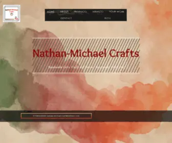 Nathan-Michaelcrafts.com(Handcrafted by Nathan) Screenshot