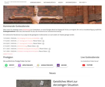 Nathanaelgemeinde.de(Nathanaelkirchgemeinde Leipzig) Screenshot
