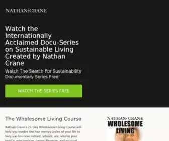 Nathancrane.com(Lisa Wilson from the Raw Food Institute) Screenshot