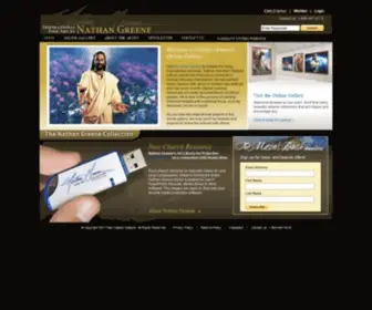 Nathangreene.com(Christian Art) Screenshot