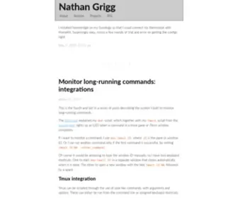 Nathangrigg.net(Nathan Grigg) Screenshot