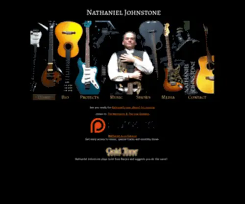 Nathanieljohnstone.com(The Nathaniel Johnstone Band) Screenshot