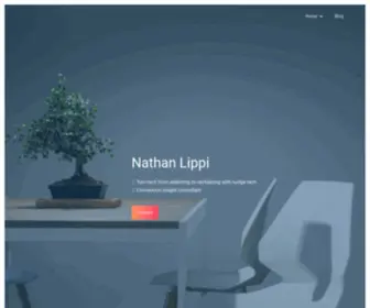 Nathanlippi.com(Webflow HTML website template) Screenshot