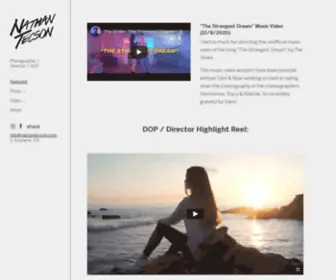 Nathantecson.com(Commercial Photographer) Screenshot