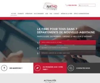 NatHD.fr(La Fibre pour tous dans 7 départements de Nouvelle) Screenshot