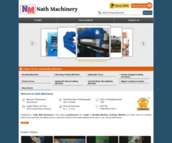 Nathmachinery.com(Nath Machinery) Screenshot