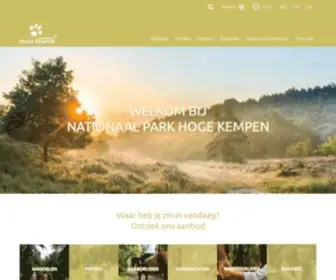 Nationaalparkhogekempen.be(Regionaal Landschap Kempen en Maasland) Screenshot