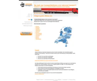 Nationaaltransport.nl(Transporteurs vinden) Screenshot