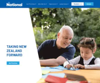 National.org.nz(New Zealand National Party) Screenshot
