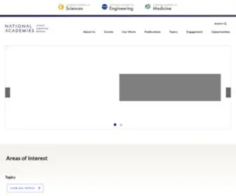 Nationalacademies.org(The National Academies of Sciences) Screenshot