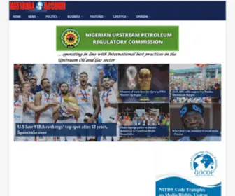 Nationalaccordnewspaper.com(Nigerian newspapers) Screenshot