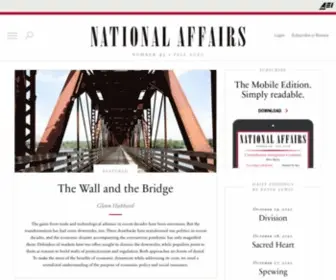 Nationalaffairs.com(National Affairs) Screenshot