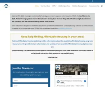 Nationalaffordablehousing.com(National Affordable Housing) Screenshot