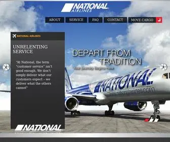 Nationalairlines.com(National Airlines) Screenshot