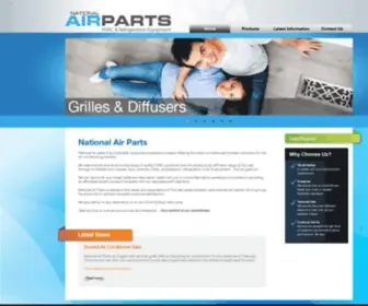 Nationalairparts.com.au(Air Conditioning Australia) Screenshot