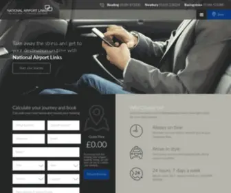 Nationalairportlinks.co.uk(Airport Taxi Service) Screenshot