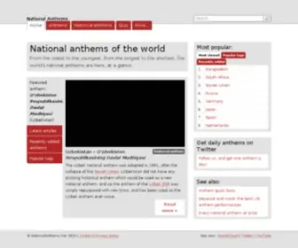 Nationalanthems.me(National Anthems of the World from) Screenshot