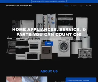 Nationalapplianceli.com(National Appliance LLC) Screenshot