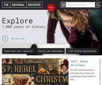 Nationalarchives.gov.uk(The National Archives) Screenshot