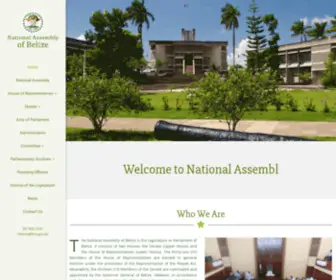 Nationalassembly.gov.bz(National Assembly of Belize) Screenshot