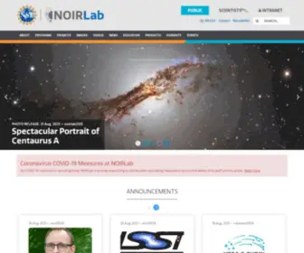 Nationalastro.org(NSF's National Optical) Screenshot
