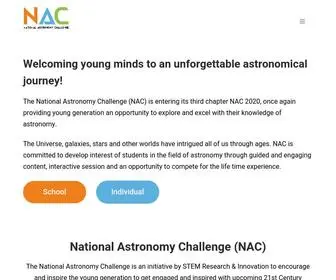 Nationalastronomy.org(National Astronomy Challenge) Screenshot