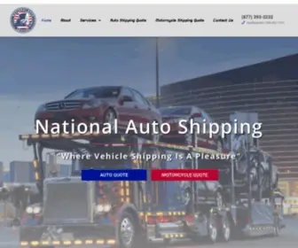 Nationalautoshipping.com Screenshot