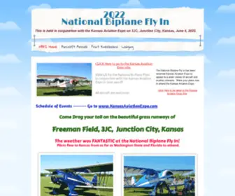 Nationalbiplaneflyin.com(NBFI Home) Screenshot