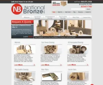 Nationalbronze.com(National Bronze Mfg) Screenshot