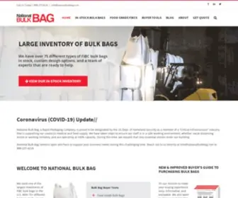Nationalbulkbag.com(National Bulk Bag) Screenshot