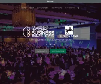 Nationalbusinessawards.co.uk(The UK's most prestigious business awards) Screenshot