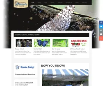 Nationalbutterflycenter.org(National Butterfly Center) Screenshot