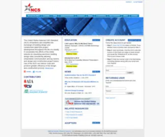 Nationalcadstandard.org(United States National CAD Standard) Screenshot