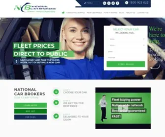 Nationalcarbrokers.com.au(Buy New Cars Australia) Screenshot