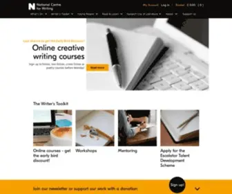 Nationalcentreforwriting.org.uk(National Centre for Writing) Screenshot