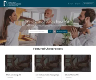 Nationalchiros.com(Chiropractor Directory) Screenshot